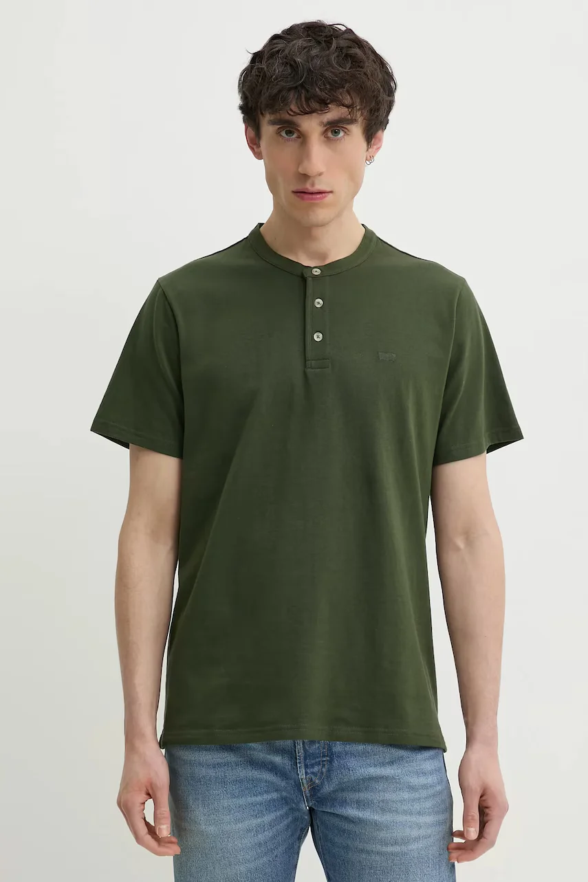 Levi's Памучна тениска SS HM HENLEY