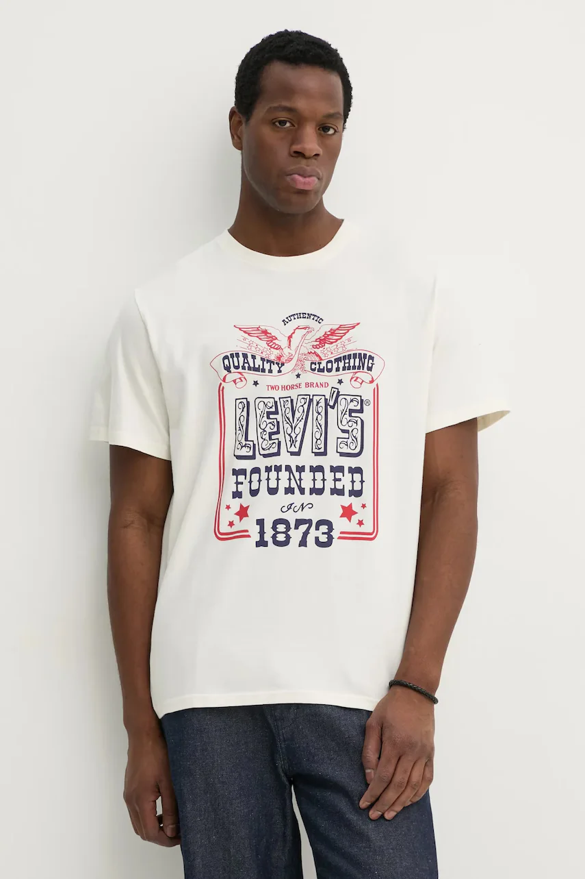 Levi's Памучна тениска SS RELAXED FIT TEE