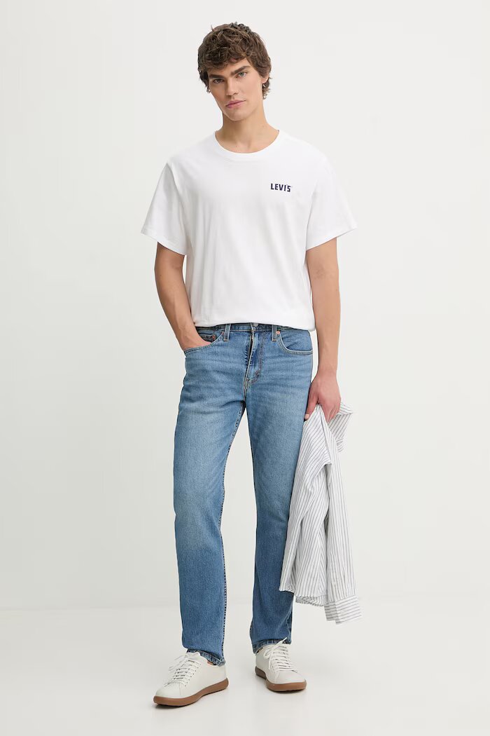 Levi's Памучна тениска SS RELAXED FIT в бяло с принт 16143-2447