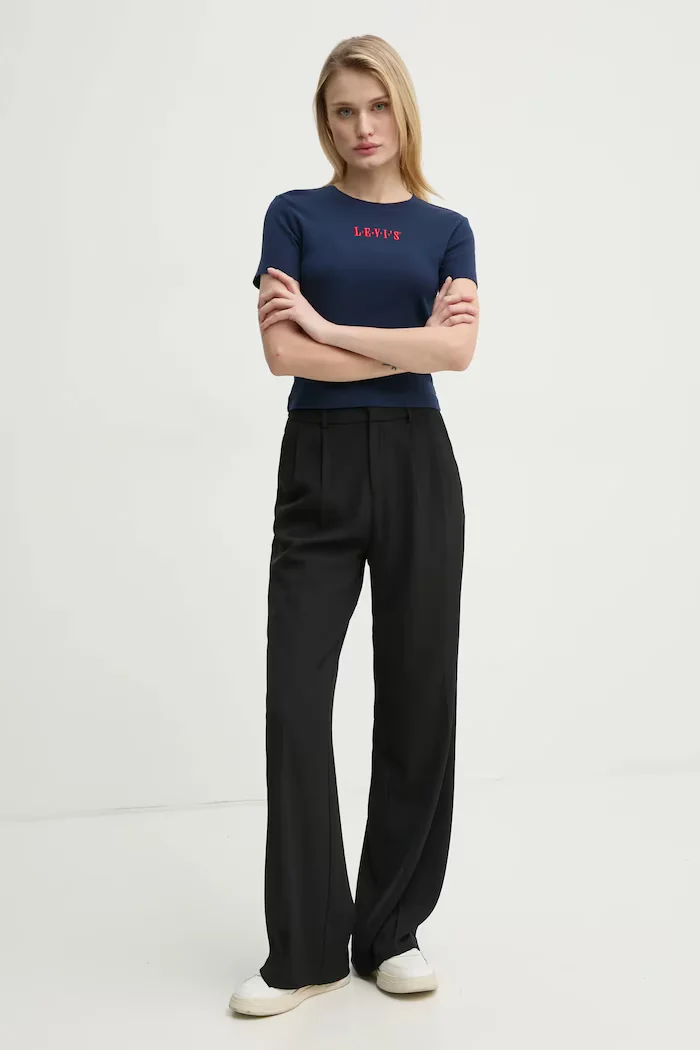 Levi's Памучна тениска в тъмносиньо A8798