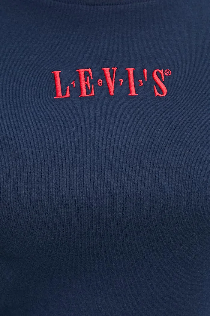 Levi's Памучна тениска в тъмносиньо A8798