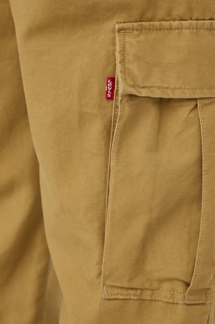 Levi's панталон карго мъжки от памук XX CARGO STRAIGHT бежов A7364