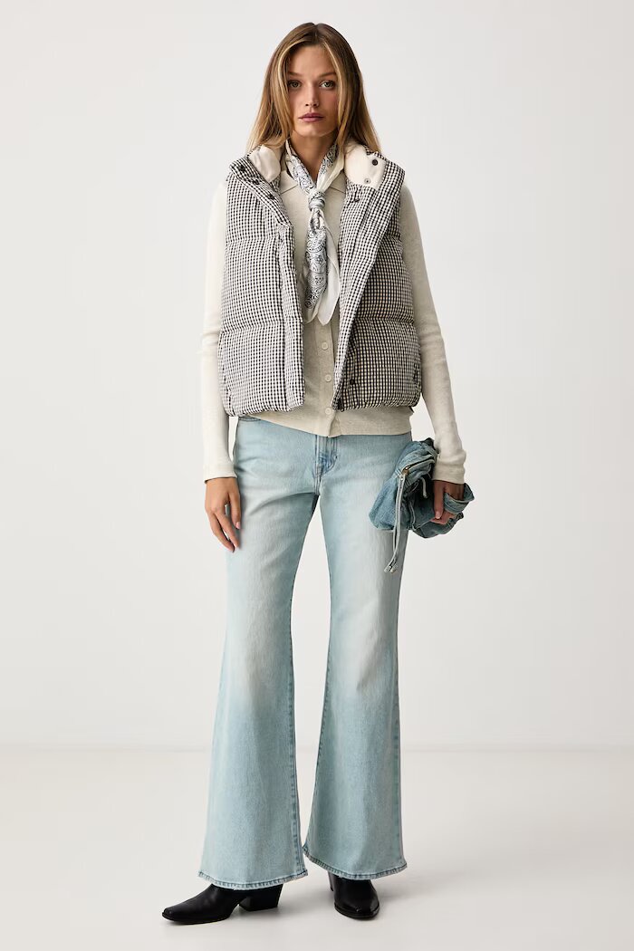 Levi's пухен елек дамски TATE BUBBLE PUFFER VEST бежов 006RZ
