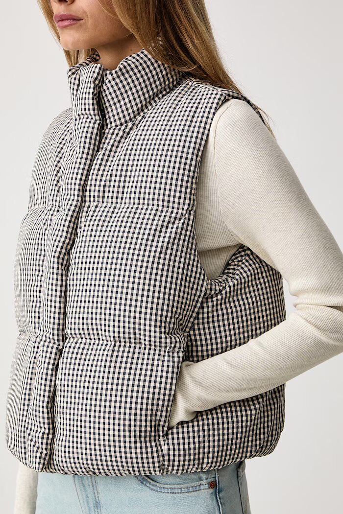 Levi's пухен елек дамски TATE BUBBLE PUFFER VEST бежов 006RZ
