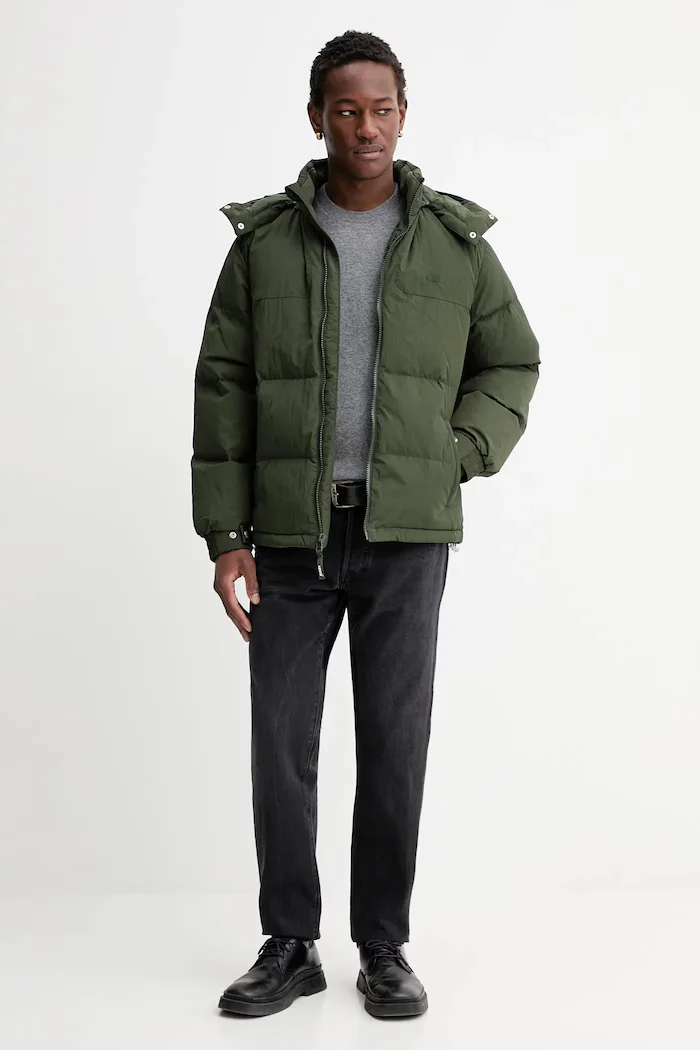 Levi's пухено яке мъжко зелено A8557