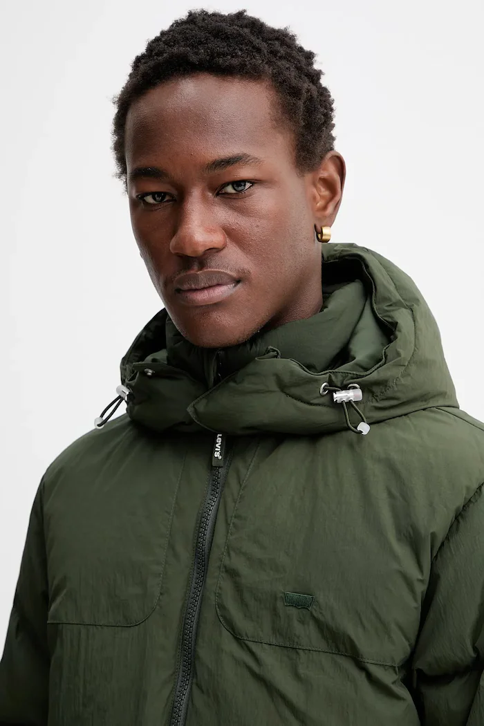 Levi's пухено яке мъжко зелено A8557