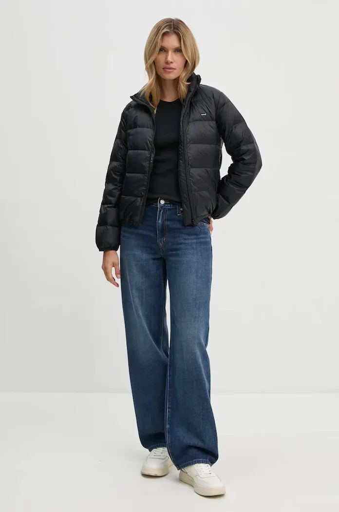 Levi's Пухено яке WILLA DOWN PACKABLE в черно преходен модел A8320