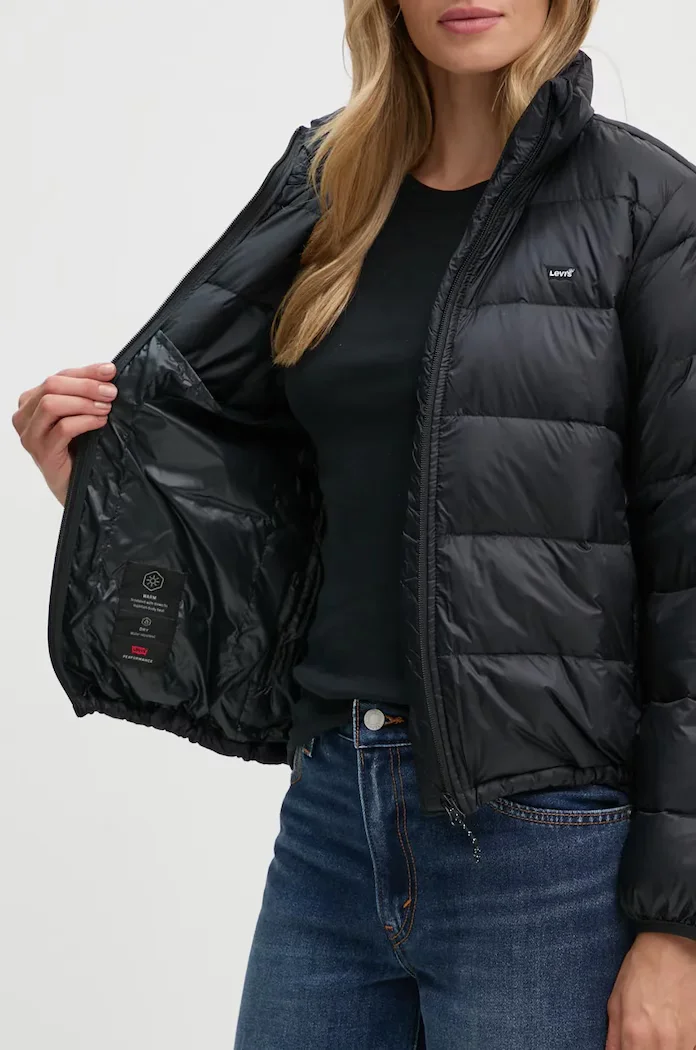 Levi's Пухено яке WILLA DOWN PACKABLE в черно преходен модел A8320