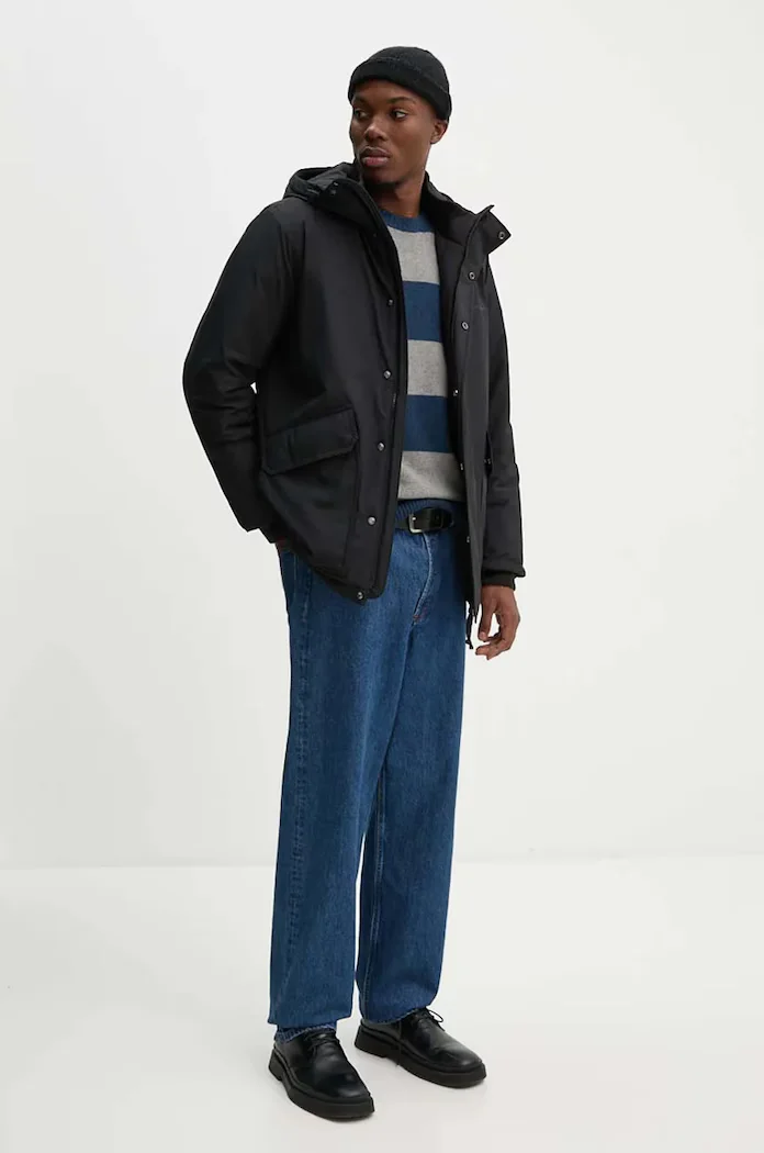 Levi's пуловер мъжки с вълна тъмносин A4320