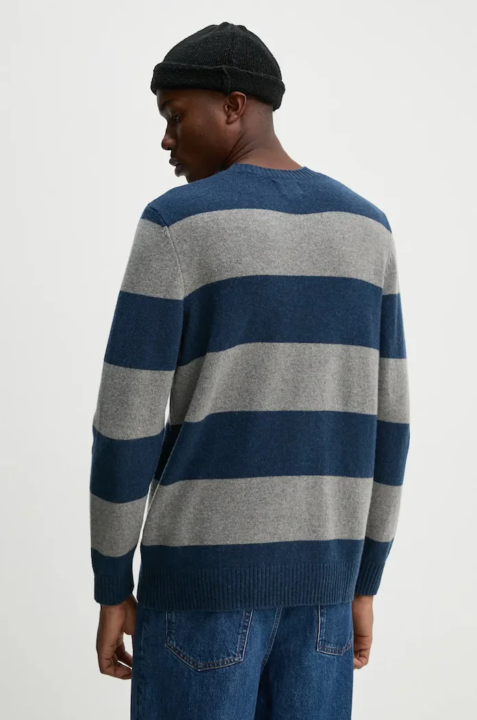 Levi's пуловер мъжки с вълна тъмносин A4320