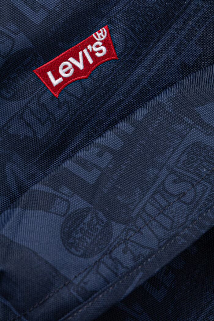 Levi's Раница L-Pack Standard в тъмносиньо голям размер с десен D5463-0020