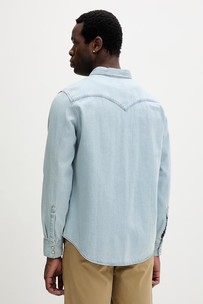 Levi's Риза Мъжка деним BARSTOW WESTERN STANDARD синя 85744-0118