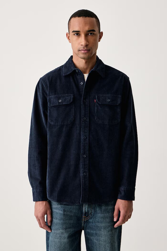 Levi's риза от джинс CLASSIC WORKER тъмносиня 19587