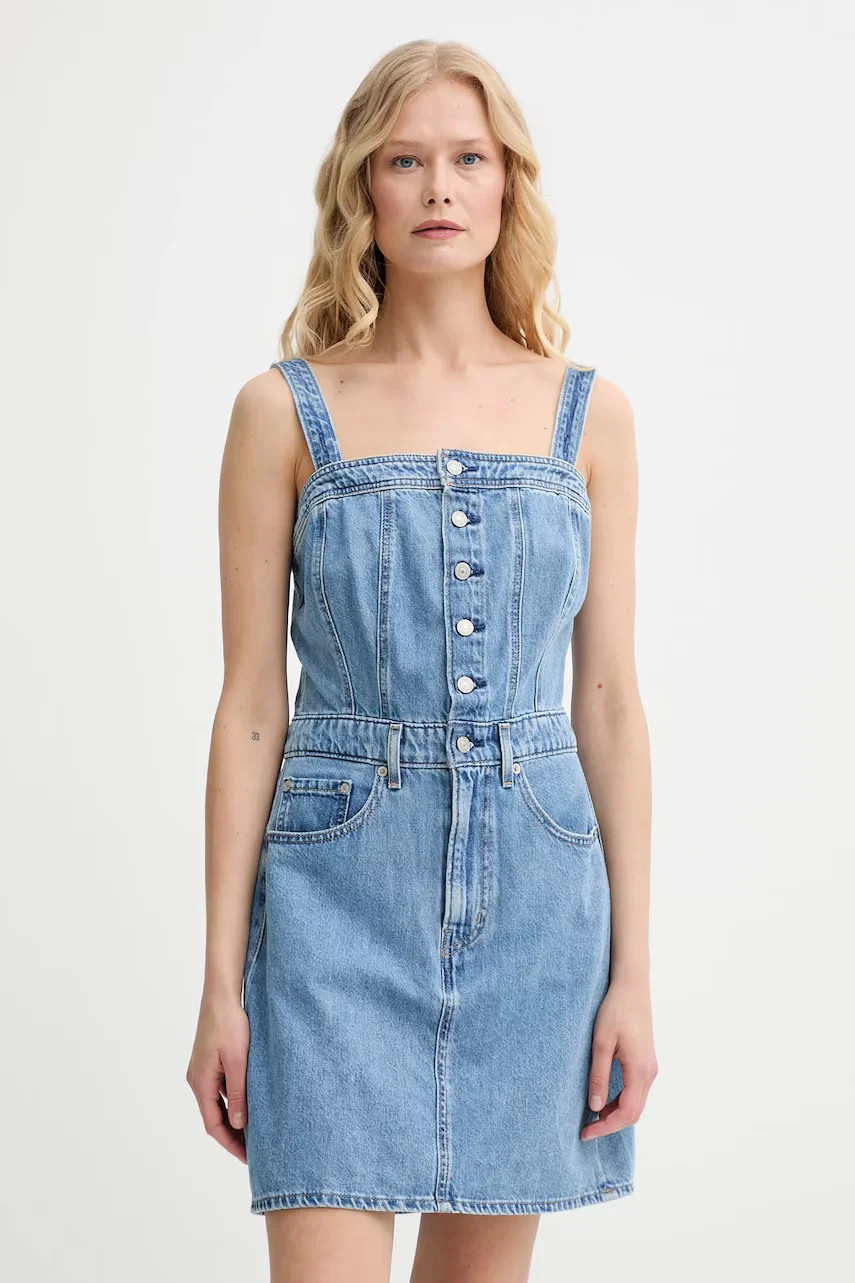 Levi's Рокля ICONIC BUTTON THRU DRESS