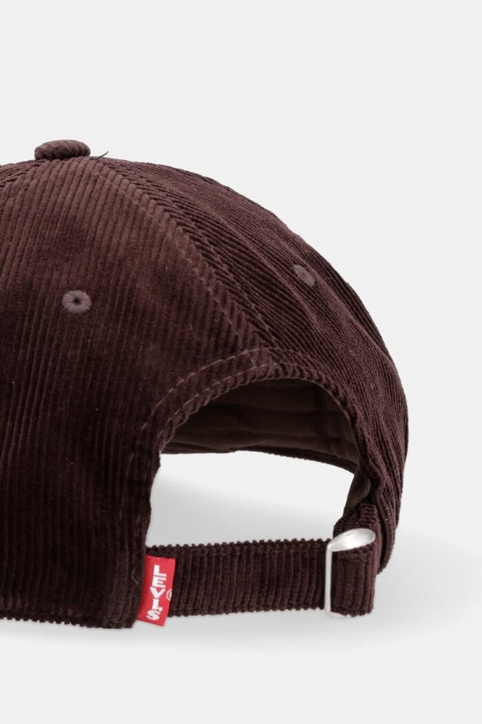 Levi's шапка с козирка от джинсова материя LAKESHORE кафява 007YN