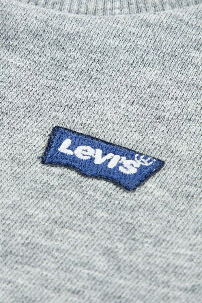 Levi's спортен комплект анцуг за бебе с памук HOODIE & JOGGER SET сив 6EP012