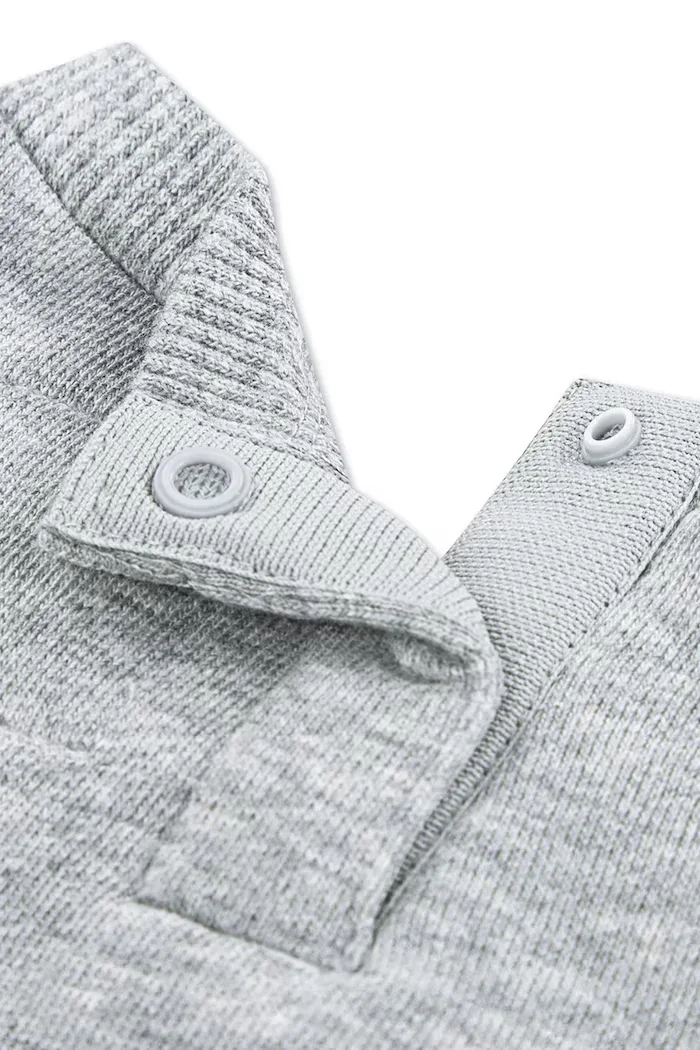 Levi's спортен комплект анцуг за бебе с памук HOODIE & JOGGER SET сив 6EP012