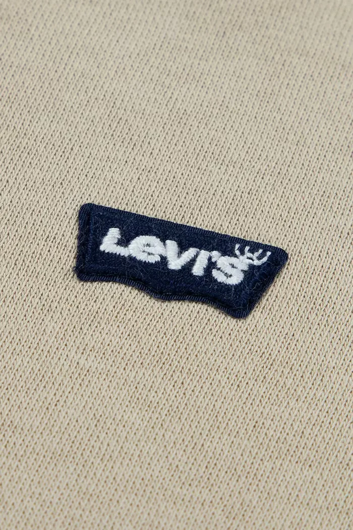 Levi's спортен комплект анцуг за деца с памук HOODIE & JOGGER SET бежов 8EP012