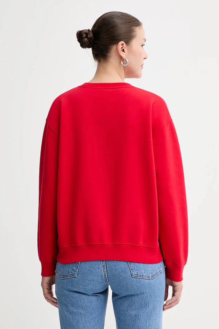 Levi's суичър дамски LSE_EVERYDAY червен 002AJ