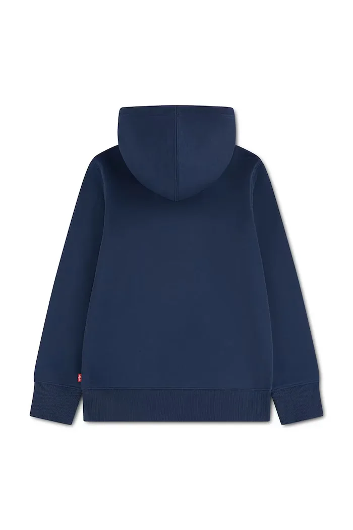 Levi's суичър с качулка за деца с памук SKATE PARK BATWING HOODIE тъмносин 9ER750