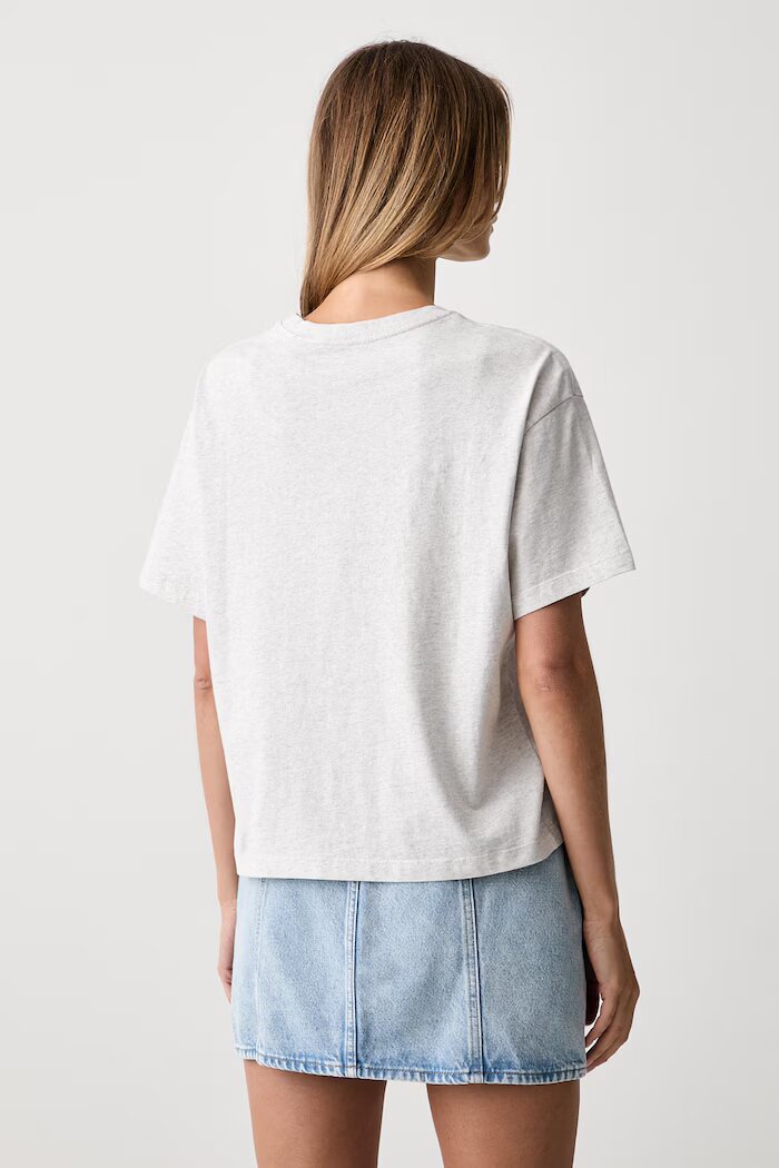Levi's тениска дамска от памук GR ANYDAY сива 005HP