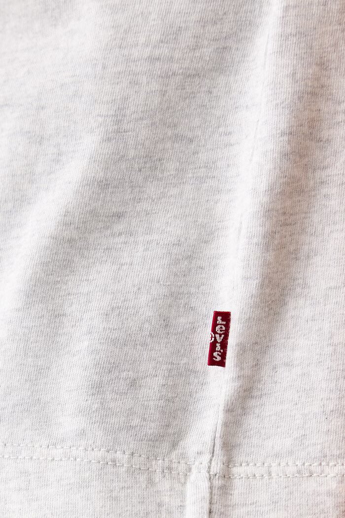 Levi's тениска дамска от памук GR ANYDAY сива 005HP