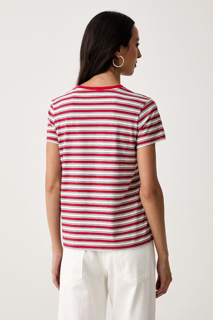 Levi's тениска дамска от памук PERFECT червена 39185