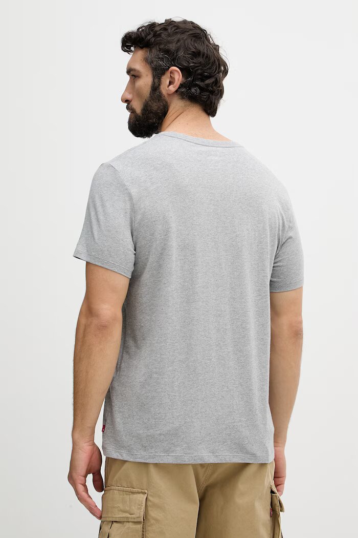 Levi's тениска мъжка от памук 2 броя бяла