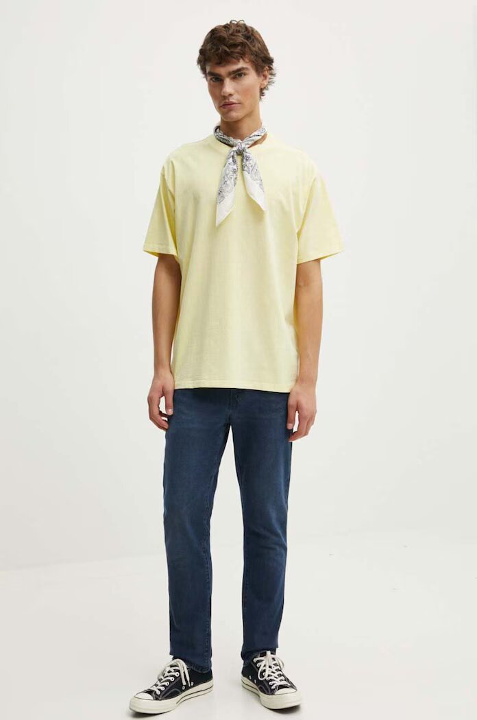 Levi's тениска мъжка от памук RED TAB VINTAGE жълта A0637