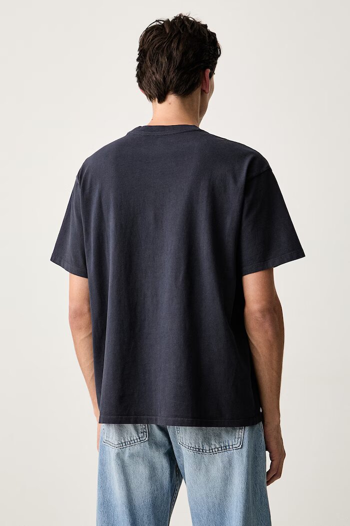 Levi's тениска мъжка от памук VINTAGE FIT GRAPHIC синя 87373