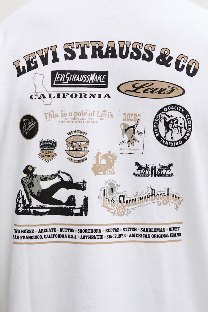 Levi's тениска мъжка памучна WW GR x WORKWEAR бяла 003XL