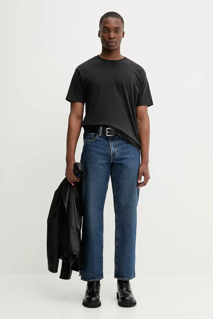 Levi's Тениска мъжка в черно с изчистен дизайн