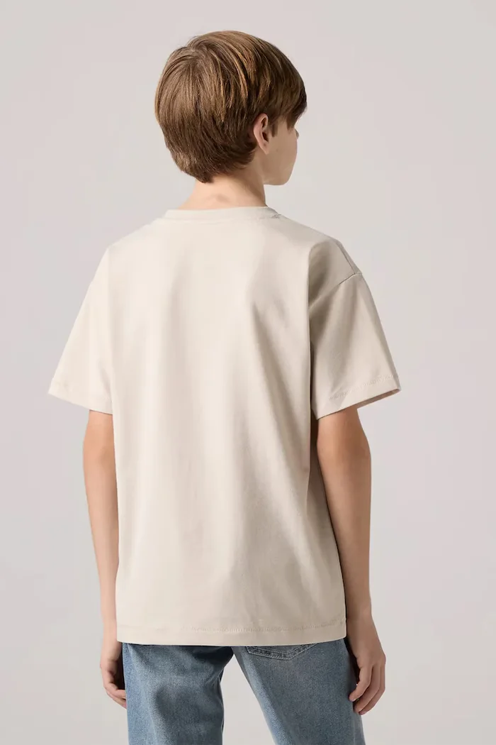Levi's тениска за деца с памук RED TAB VINTAGE TEE бежова 9EP595
