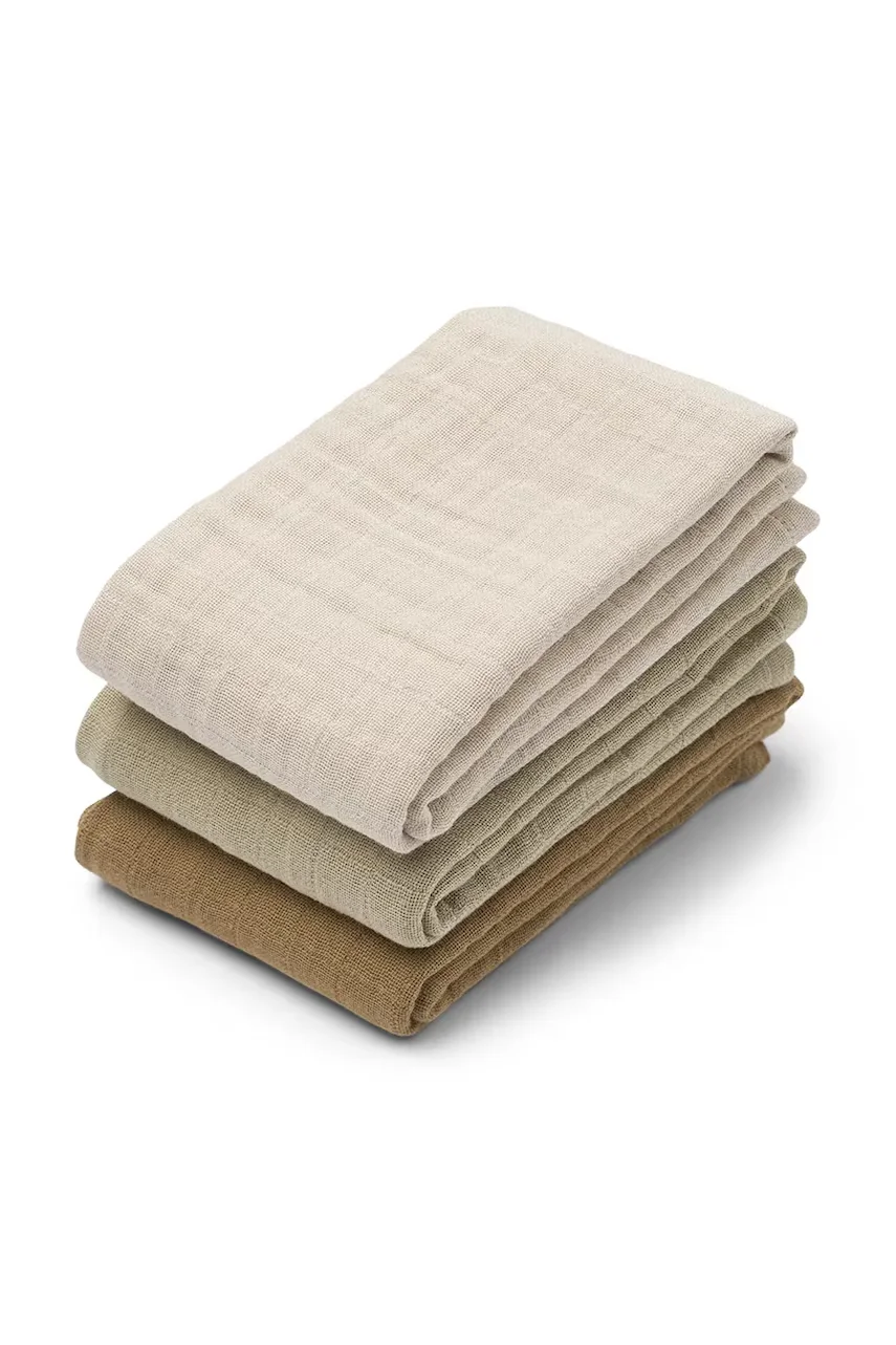 Liewood Бебешка кърпа Lewis Muslin Cloth 3-Pack (3 броя)