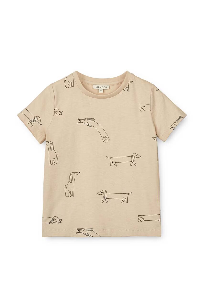 Liewood Бебешка памучна тениска Apia Baby Printed Shortsleeve T-shirt