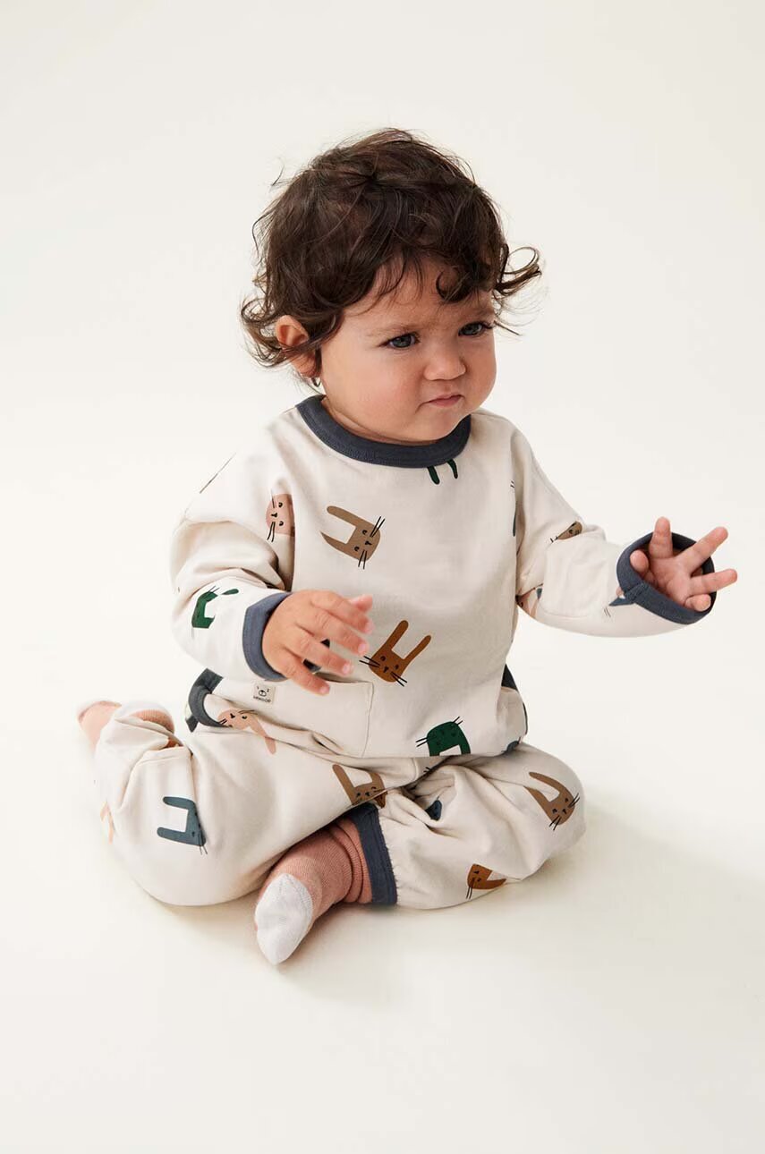 Liewood Бебешки спортен панталон Loup Baby Printed Sweatpants