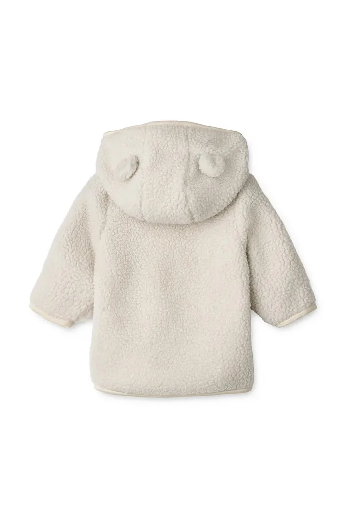 Liewood Бебешко яке Baylor Baby Jacket в бяло LW20801