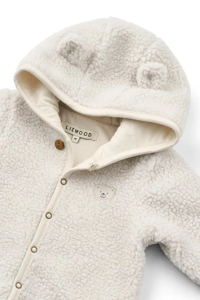 Liewood Бебешко яке Baylor Baby Jacket в бяло LW20801