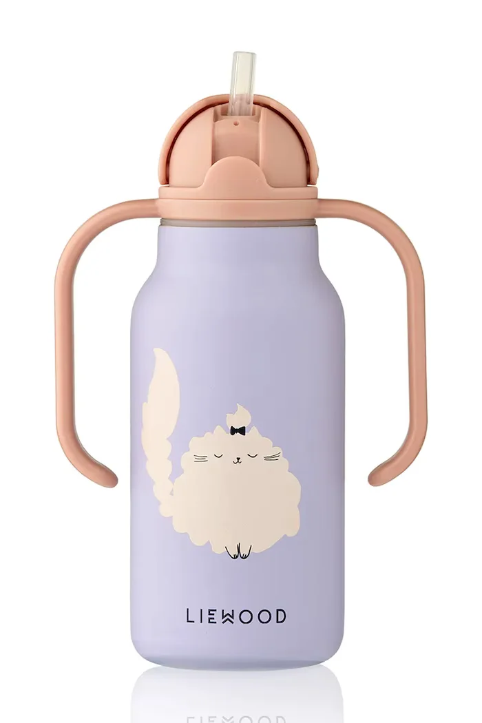 Liewood Бутилка за вода за деца Kimmie Water Bottle 250 ml виолетова LW19618