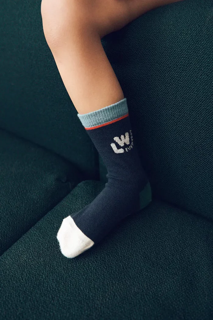 Liewood чорапи за деца Silas Socks 3-Pack сини LW15118