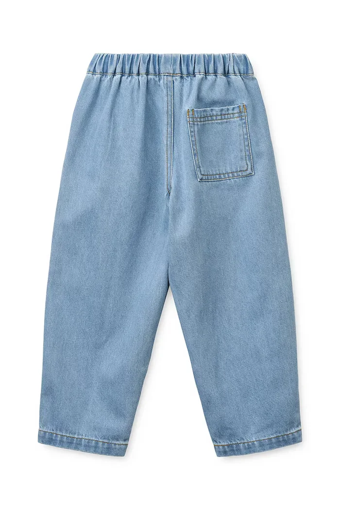 Liewood дънки loose за деца Borris Light Placement Denim Pants сини LW20928