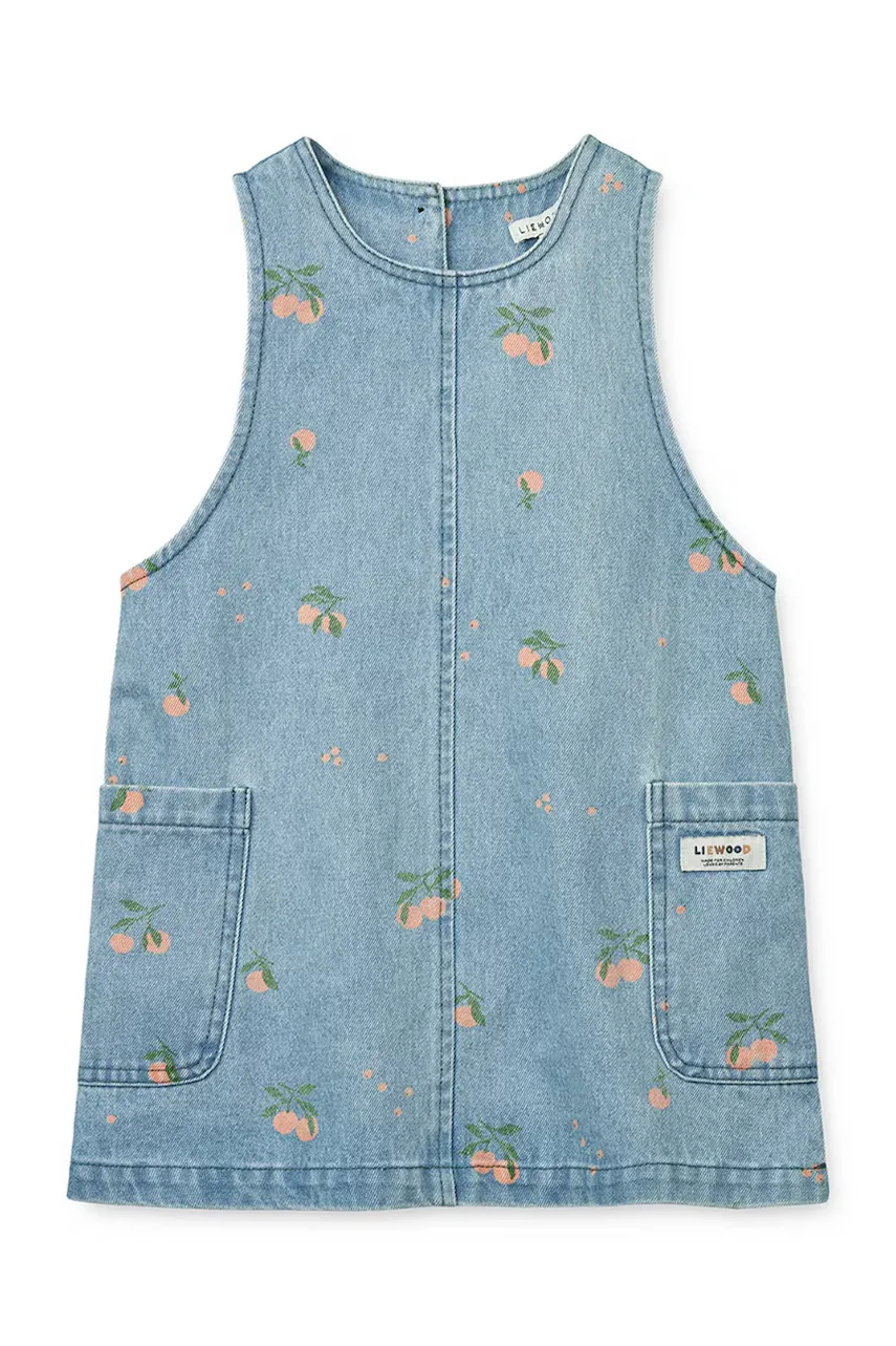 Liewood Детска дънкова рокля Angelica Printed Denim Dress