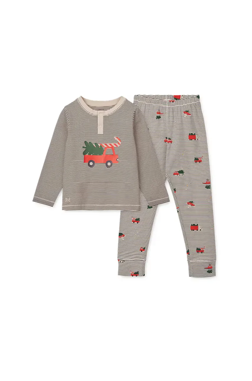 Liewood Детска памучна пижама Wilhelm Printed Pyjamas Set