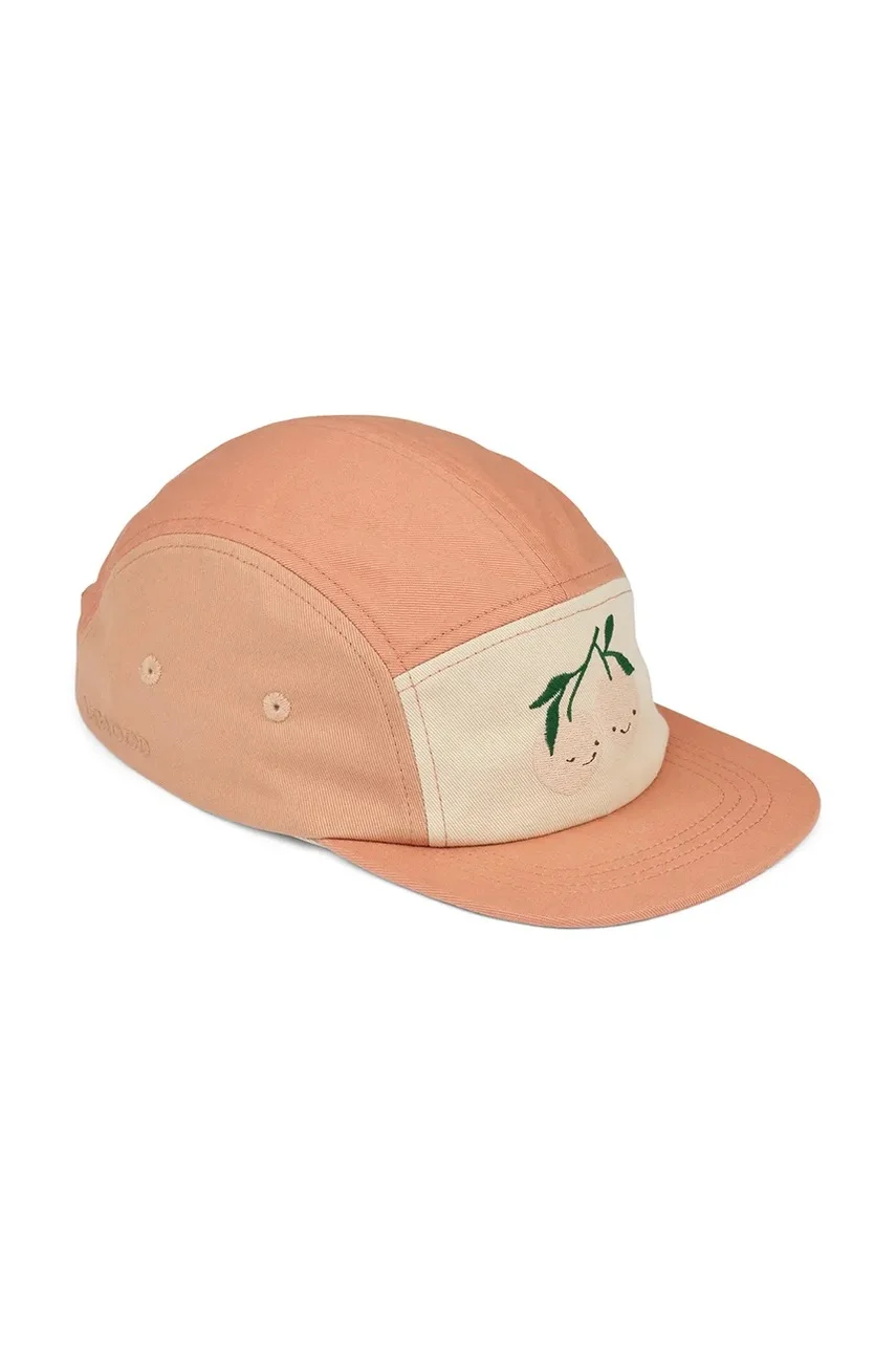 Liewood Детска памучна шапка с козирка Rory Printed Cap