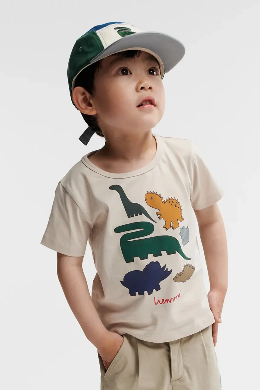 Liewood Детска памучна тениска Apia Placement Shortsleeve T-shirt