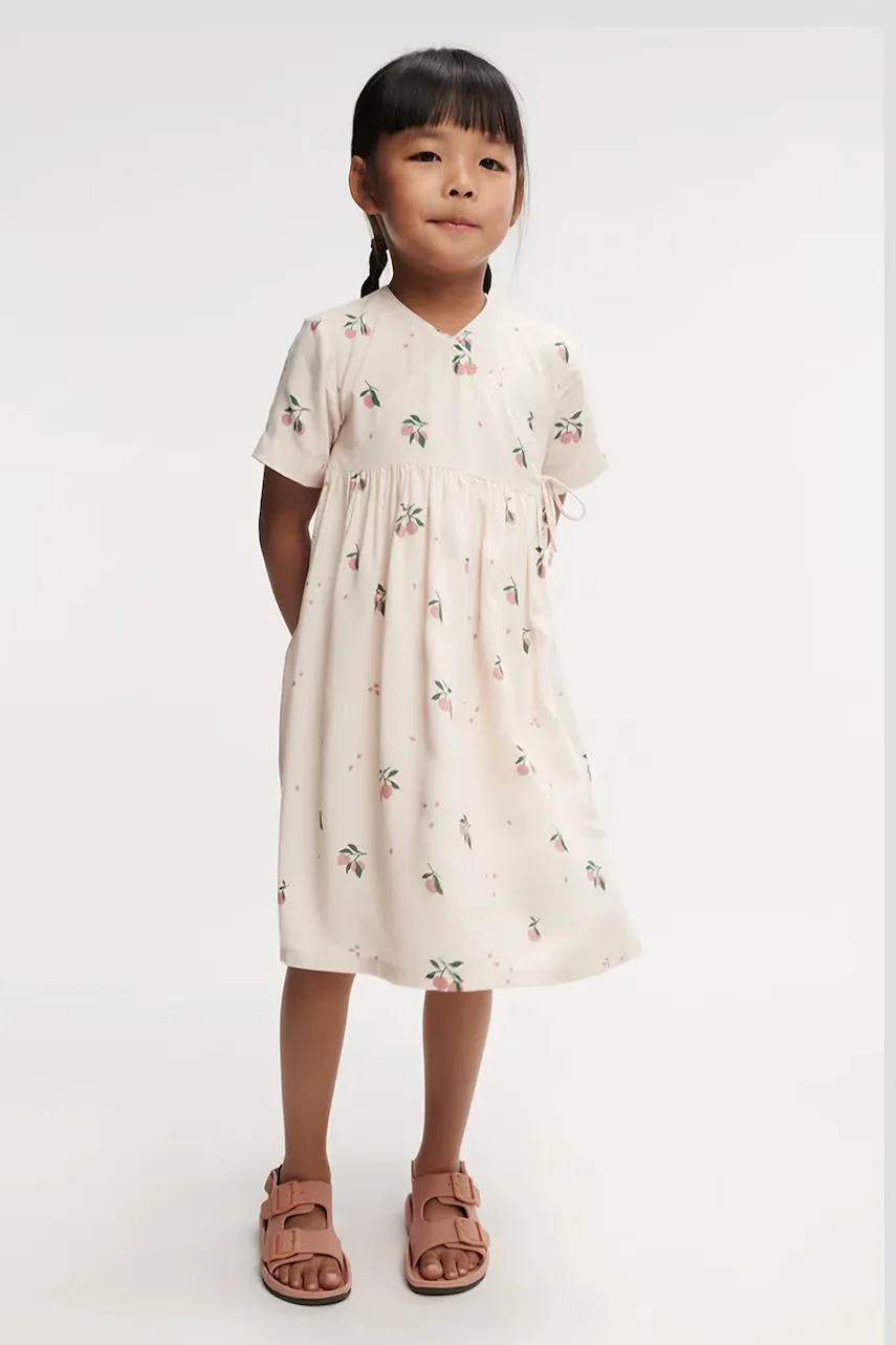 Liewood Детска рокля Cleo Printed Shortsleeve Viscose Dress