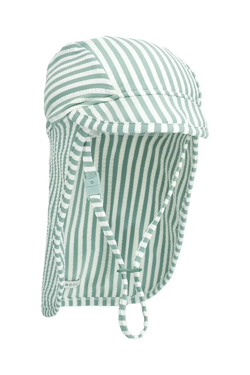 Liewood Детска шапка с козирка Cecilia Seersucker Swim Hat