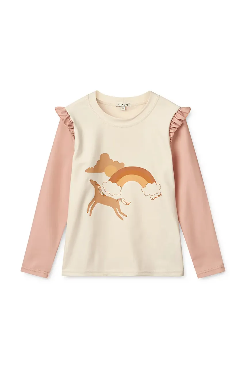 Liewood Детски бански с дълги ръкави Tenley Placement Swim Tee