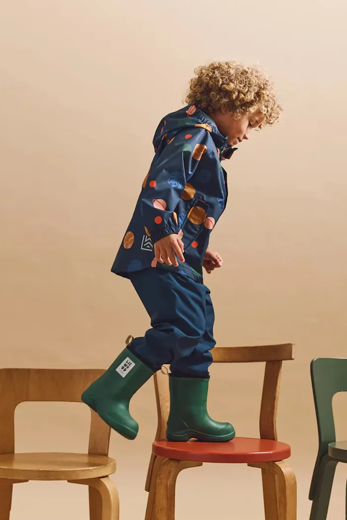 Liewood Детски гумени ботуши Aston Rainboot в зелено LW20058