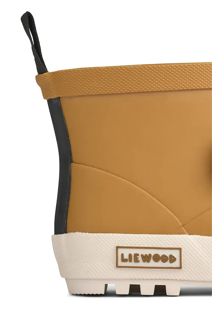 Liewood Детски гумени ботуши Jesse Bear Thermo Rainboot в кафяво LW20328